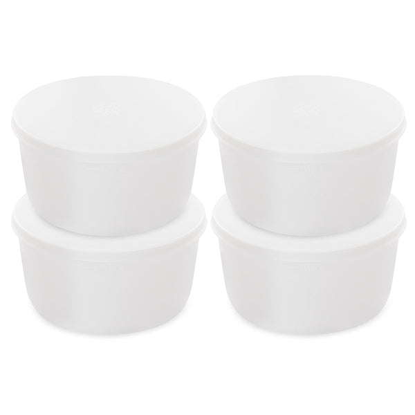 CROWNFUL Ice Cups (4 Pack) for LQ-M21006A1 Shaved Ice Machine