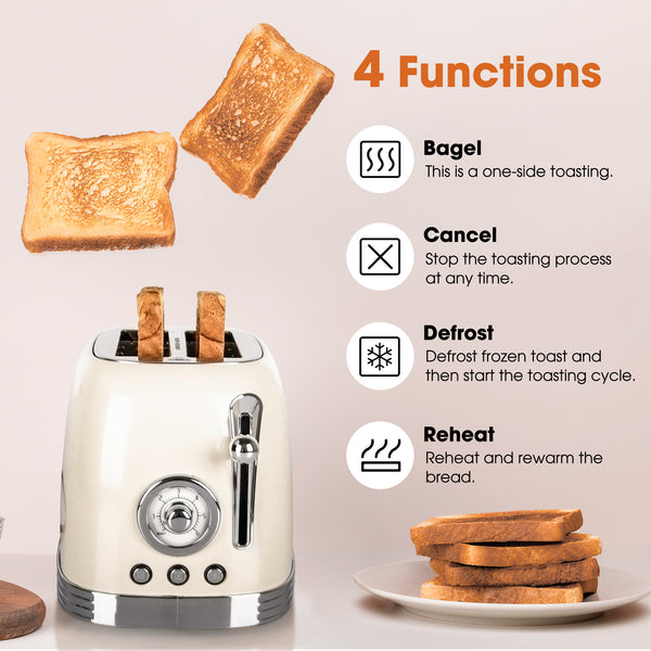 CROWNFUL 2-Slice Toaster