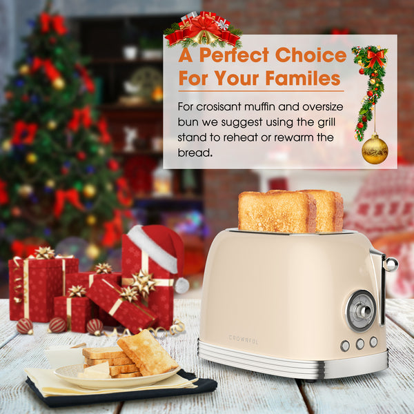 CROWNFUL 2-Slice Toaster